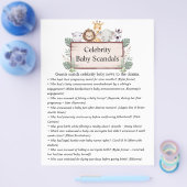 Jungle Safari Baby Showspiele Flyer (Einzeln)