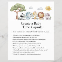 Jungle Safari Baby Showspiele