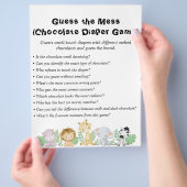 Jungle Safari Baby Showspiele Flyer (Hand)