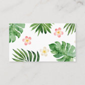 Jungle Safari Book Request Cards Visitenkarte (Rückseite)