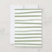 Jungle Safari Clothesline Buch Einladung (Rückseite)