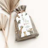 Jungle Safari Es ist eine Baby-Dusche Vielen Dank Geschenkanhänger