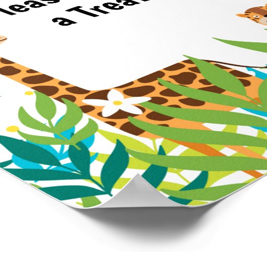 Jungle Safari Geburtstagsfeier Poster (Ecke)