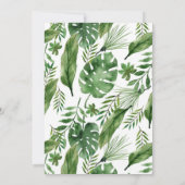 Jungle Safari Geburtstagsparty Einladung (Rückseite)