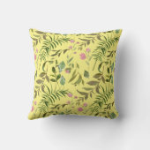 Jungle Safari Gender Neutral Yellow Kissen (Rückseite)