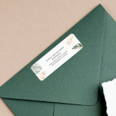 Jungle Safari Giraffe Palms Blätter Rücksendeadres