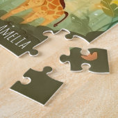 Jungle Safari Giraffe Puzzle (Seite)