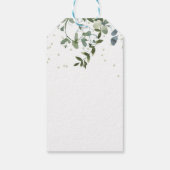 Jungle Safari Giraffe Vielen Dank Geschenkanhänger (Rückseite)