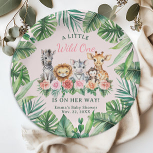 Jungle Safari Girl Baby Shooting Paper Teller - Pi