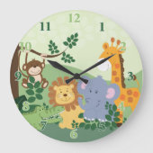 Jungle Safari individuell anpassbare Uhr (Vorderseite)