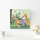 Jungle Safari individuell anpassbare Uhr (Zuhause)