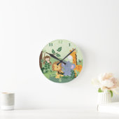 Jungle Safari individuell einstellbare Runduhr Runde Wanduhr (Zuhause)