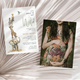 Jungle Safari "It's about Get Wild" Foto Einladung