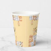 Jungle Safari "It's About To Get Wild" Baby Shower Pappbecher (Rechts)