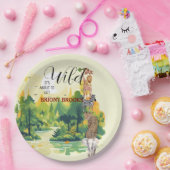 Jungle Safari "It's About To Get Wild" Baby Shower Pappteller (Party)