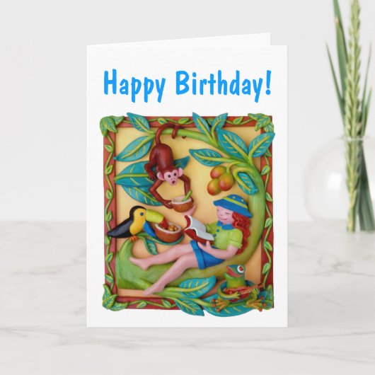 Jungle Safari Karte (Vorderseite)