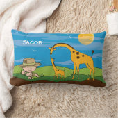 Jungle Safari Kinder Pillow Lendenkissen (Decke)