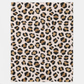 Jungle Safari Leopard Print Fleecedecke (Vorderseite)