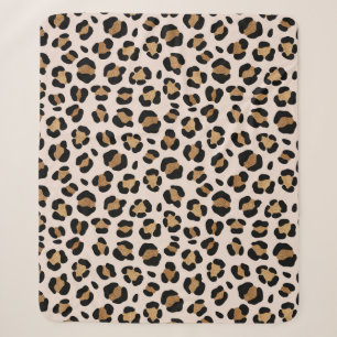 Jungle Safari Leopard Print Sherpadecke