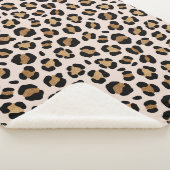 Jungle Safari Leopard Print Sherpadecke (3/4)