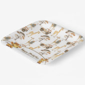 Jungle Safari mit Giraffen Geburtstagsparty Pappteller (Gewinkelt)