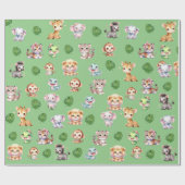Jungle Safari Muster Geschenk Wrap Wrapping Paper Geschenkpapier (Flach)