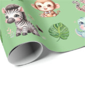 Jungle Safari Muster Geschenk Wrap Wrapping Paper Geschenkpapier (Rolleneckpunkt)