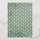 Jungle Safari Party Tiere Wild Einen Geburtstag Folieneinladung (Rückseite)