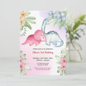 Jungle Safari Thema Geburtstag Einladung (Stehend Vorderseite)