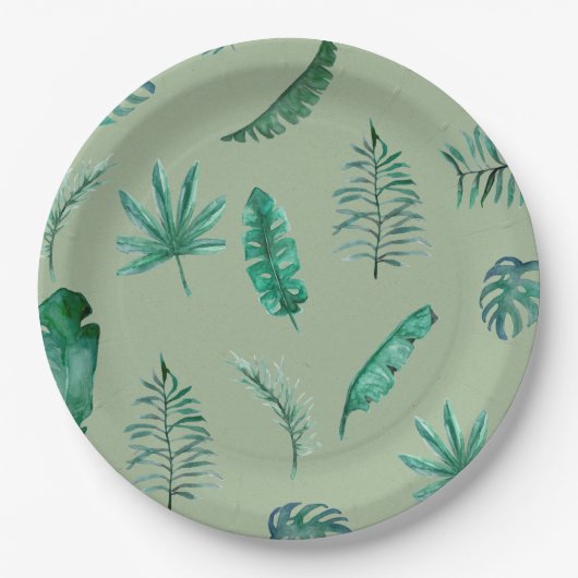Jungle Safari Theme Tableware Pappteller (Vorderseite)