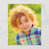 Jungle Safari Tiere Budget Foto Geburtstag Einladu (Rückseite)