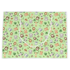 Jungle Safari Tiere Große Geschenktüte