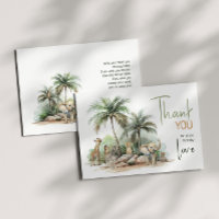 Jungle Safari Tiere Horizontal Geburtstagsparty