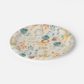 Jungle Safari-Tiere Kleinkind 2. Party Pappteller (Schrägansicht)