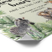 Jungle Safari-Tiere schätzen, wie viele Gummibären Poster (Ecke)