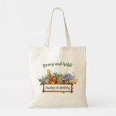 Jungle Safari Tiere Wald Kinder Geburtstag Tragetasche (Rückseite)