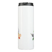 Jungle Safari Tiere Wald Wasserfarbe Thermosbecher (Rückseite)