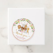 Jungle Safari Tiere Wasserfarben Jungfrau Geburtst Geschenkanhänger (Beispiel)