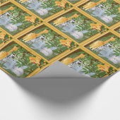 Jungle-Safari-Tiere-Wrap Geschenkpapier (Ecke)