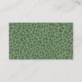 Jungle Safari Tiger Hochzeitsunterkünfte Enclosu Begleitkarte (Rückseite)