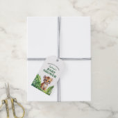 Jungle Safari Tropical Animals Baby Dusche Gefalle Geschenkanhänger (Mit Garn)