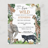 Jungle Safari Two Wild Birthday Black Panther (Vorderseite)