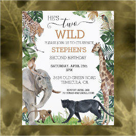 Jungle Safari Two Wild Birthday Black Panther