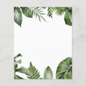 Jungle Safari Vierter Geburtstag Schwarzer Panther (Rückseite)