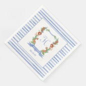 Jungle Safari Wappen Boy Baby Dusche Serviette (Ecke)