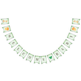 Jungle Safari Welcome Baby Boy Shower Lion Giraffe Wimpelkette