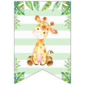 Jungle Safari Welcome Baby Boy Shower Lion Giraffe Wimpelkette (Erste Fahne)
