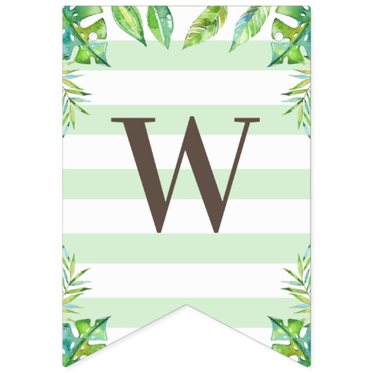 Jungle Safari Welcome Baby Boy Shower Lion Giraffe Wimpelkette (Dritte Fahne)