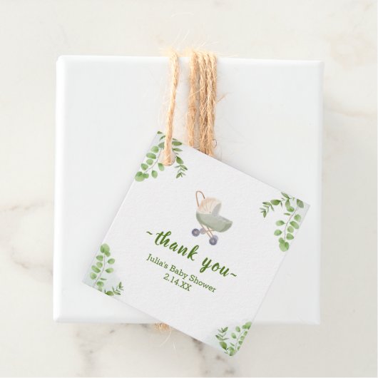 Jungle Safari Wild Baby Dusche Geschenkanhänger (Beispiel)