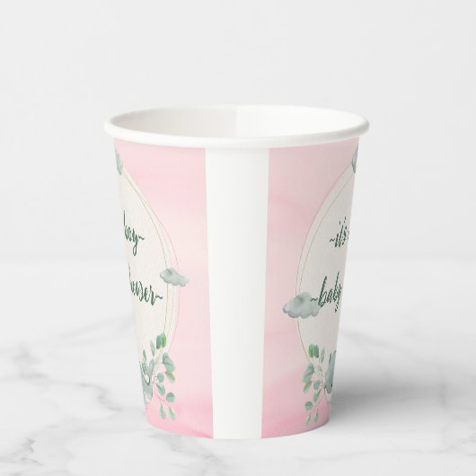 Jungle Safari Wild Baby Dusche Pappbecher (Links)